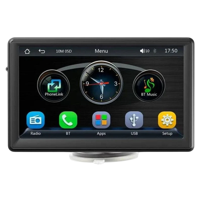 Écran tactile universel 7 Pouces B500W Noir CarPlay Android Auto Autoradio