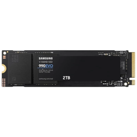 Samsung 990 EVO 2TB Noir NVMe M.2 PCIe 4.0 5000MB/s SSD