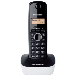 Panasonic KX-TG1611 Noir, Blanc DECT identification de l'appelant 15h de conversation Téléphone sans fil