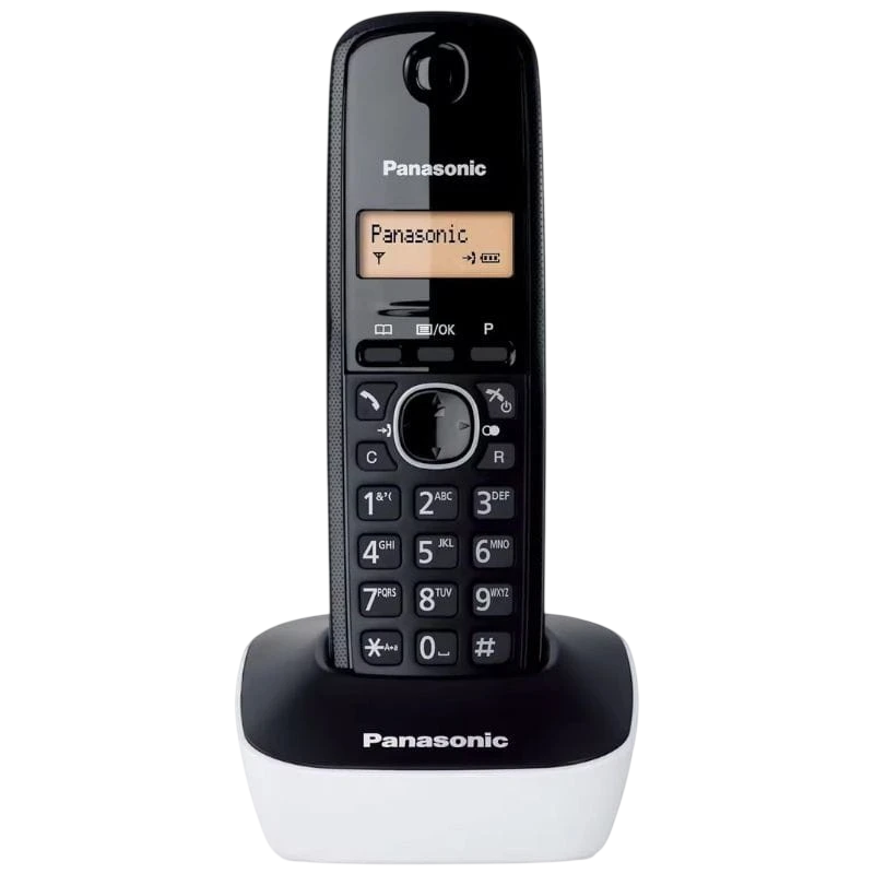 Panasonic KX-TG1611 Noir, Blanc DECT identification de l'appelant 15h de conversation Téléphone sans fil