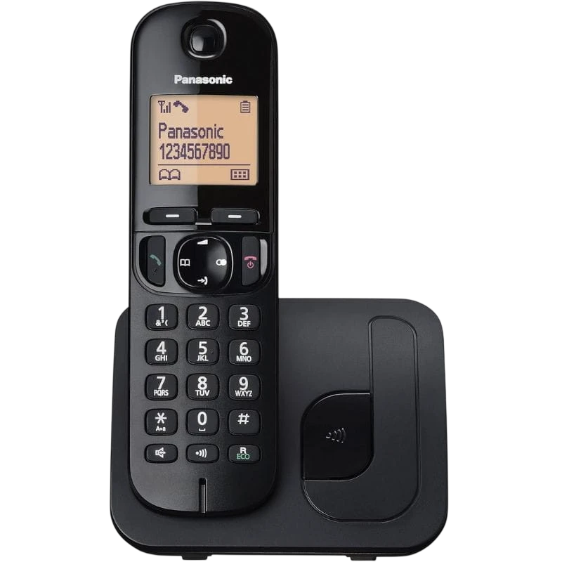 Panasonic KX-TGC250SPW Noir identification de l'appelant répertoire 50 contacts Téléphone sans fil
