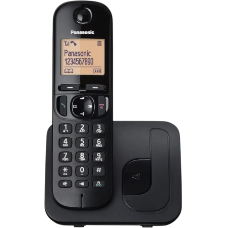 Panasonic KX-TGC250SPW Noir identification de l'appelant répertoire 50 contacts Téléphone sans fil