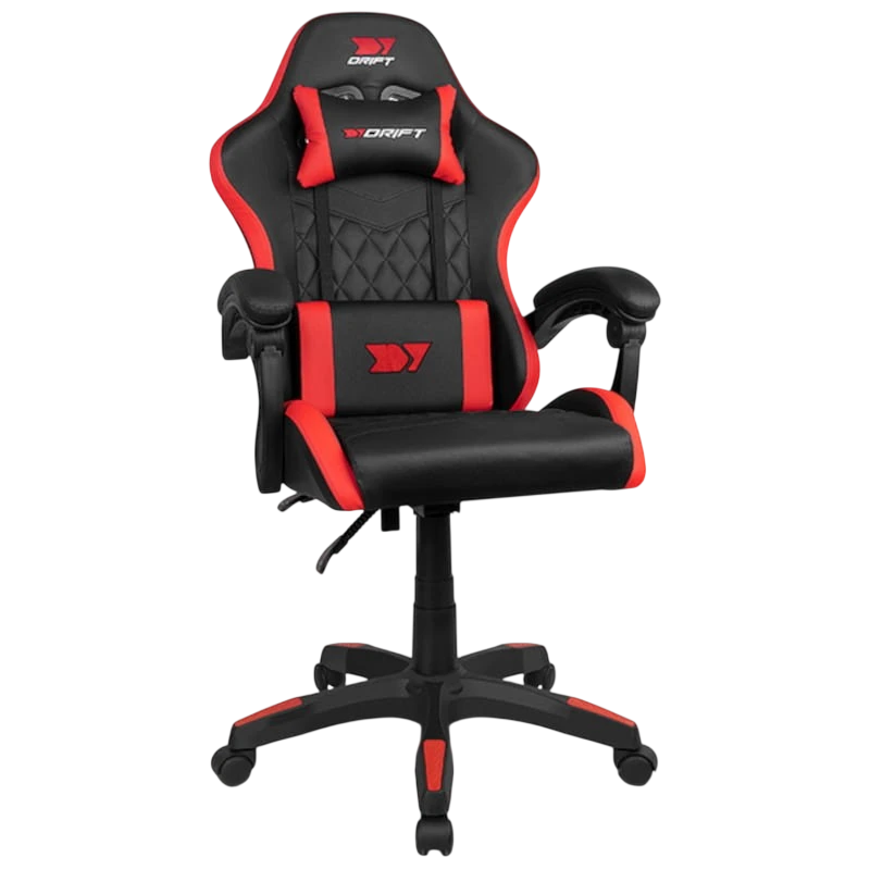DRIFT DR35 Noir/Rouge 100kg inclinable appuie-tête coussin lombaire Chaise gaming
