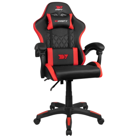 DRIFT DR35 Noir/Rouge 100kg inclinable appuie-tête coussin lombaire Chaise gaming