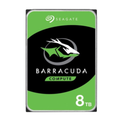 Seagate BarraCuda Compute 8TB Vert/Noir SATA 5400rpm Disque dur