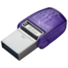 Kingston DataTraveler microDuo 3C 64GB Violet USB 3.2 Gen 1 200MB/s Clé mémoire