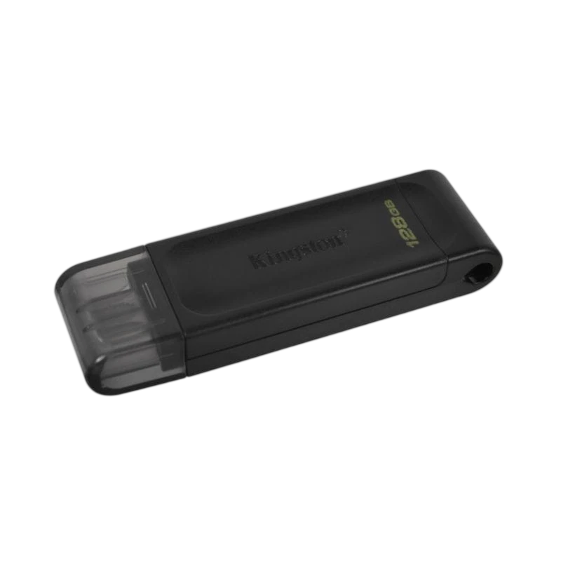 Kingston DataTraveler 70 128GB Noir USB-C 3.2 Gen 1 200MB/s Clé mémoire