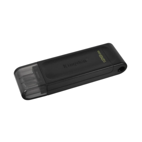 Kingston DataTraveler 70 128GB Noir USB-C 3.2 Gen 1 200MB/s Clé mémoire