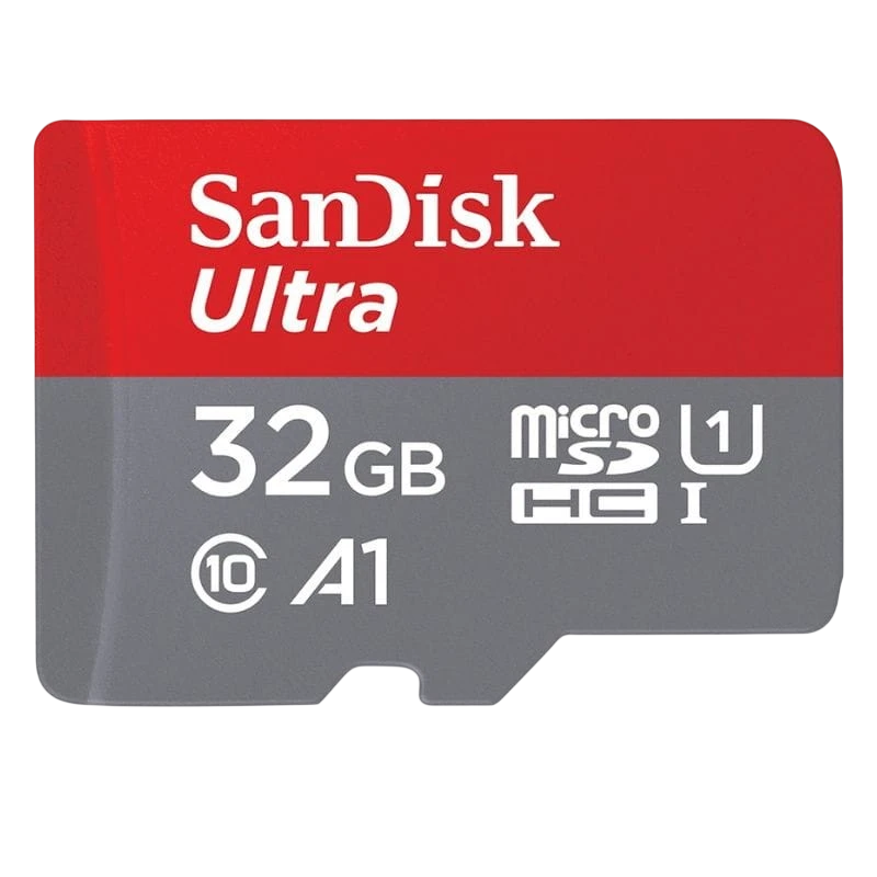 SanDisk Ultra 32GB Gris/Rouge 120MB/s A1 Carte microSD