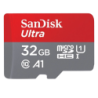 SanDisk Ultra 32GB Gris/Rouge 120MB/s A1 Carte microSD