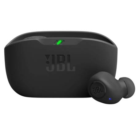 JBL Wave Buds Noir TWS Bluetooth 5.2 IP54 Écouteurs sans fil