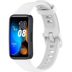 Bracelet Huawei Band 8 / Huawei Band 9 / Honor Band 9 Silicone Blanc