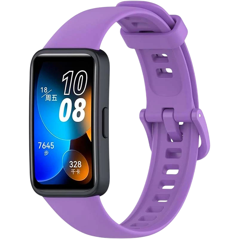 Bracelet Huawei Band 8 / Huawei Band 9 / Honor Band 9 Silicone Pourpre