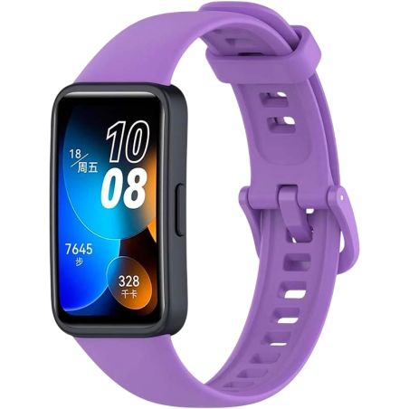 Bracelet Huawei Band 8 / Huawei Band 9 / Honor Band 9 Silicone Pourpre