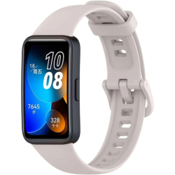 Bracelet Huawei Band 8 / Huawei Band 9 / Honor Band 9 Silicone Gris Clair
