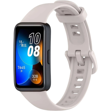 Bracelet Huawei Band 8 / Huawei Band 9 / Honor Band 9 Silicone Gris Clair
