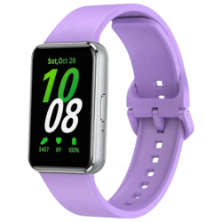 Bracelet en silicone Samsung Galaxy Fit 3 Pourpre