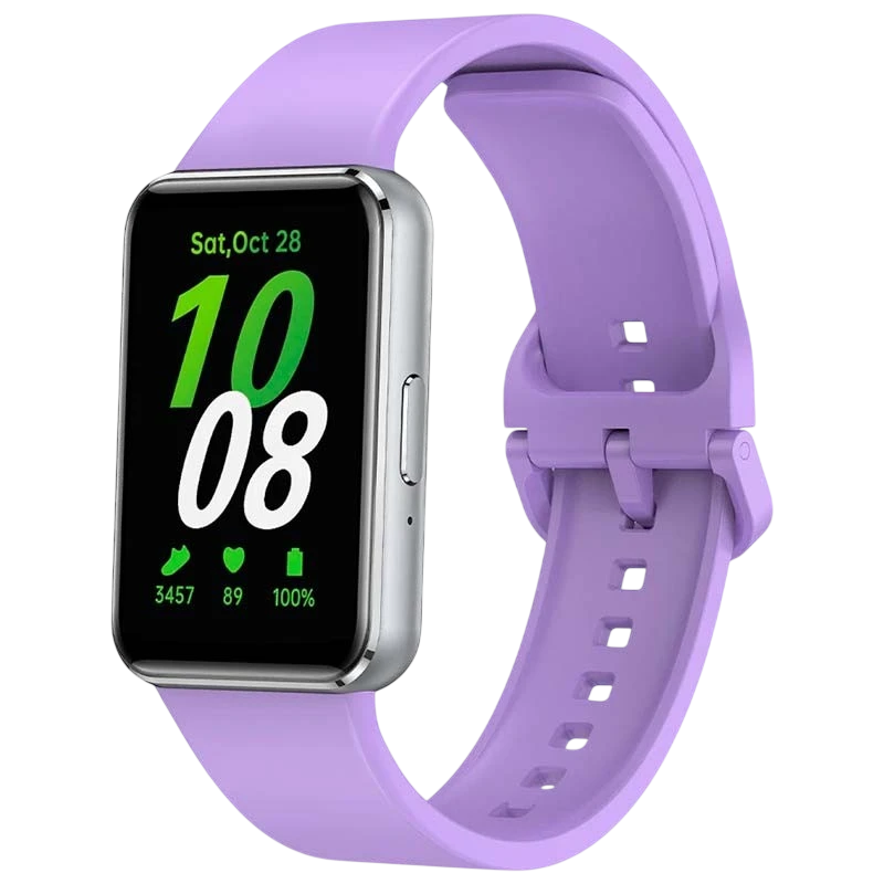 Bracelet en silicone Samsung Galaxy Fit 3 Pourpre