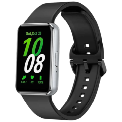Bracelet en silicone Samsung Galaxy Fit 3 Noir