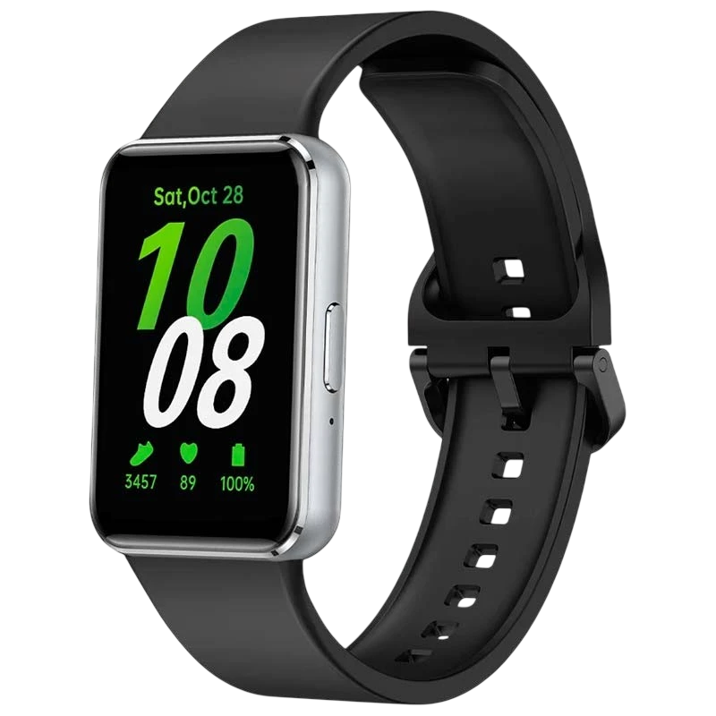 Bracelet en silicone Samsung Galaxy Fit 3 Noir