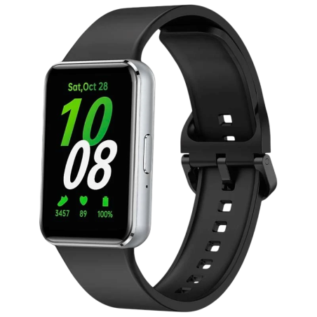 Bracelet en silicone Samsung Galaxy Fit 3 Noir