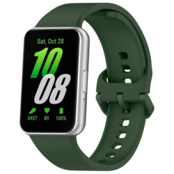 Bracelet en silicone Samsung Galaxy Fit 3 Vert Foncé