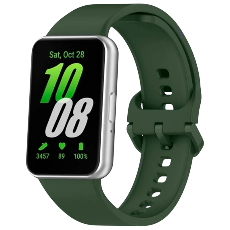 Bracelet en silicone Samsung Galaxy Fit 3 Vert Foncé