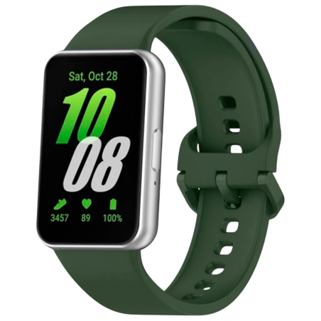 Bracelet en silicone Samsung Galaxy Fit 3 Vert Foncé