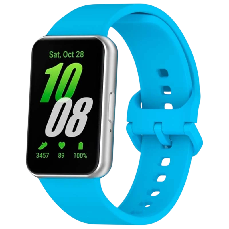 Bracelet en silicone Samsung Galaxy Fit 3 Bleu Clair