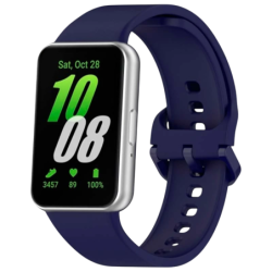 Bracelet en silicone Samsung Galaxy Fit 3 Bleu foncé