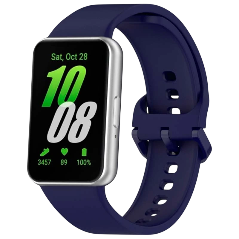 Bracelet en silicone Samsung Galaxy Fit 3 Bleu foncé