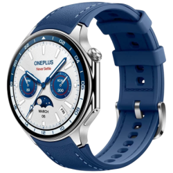 OnePlus Watch 2 Bleu AMOLED GPS NFC 12 jours +100 sports 5ATM