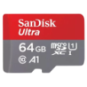 SanDisk Ultra 64GB Gris/Rouge 140MB/s A1 Carte microSD