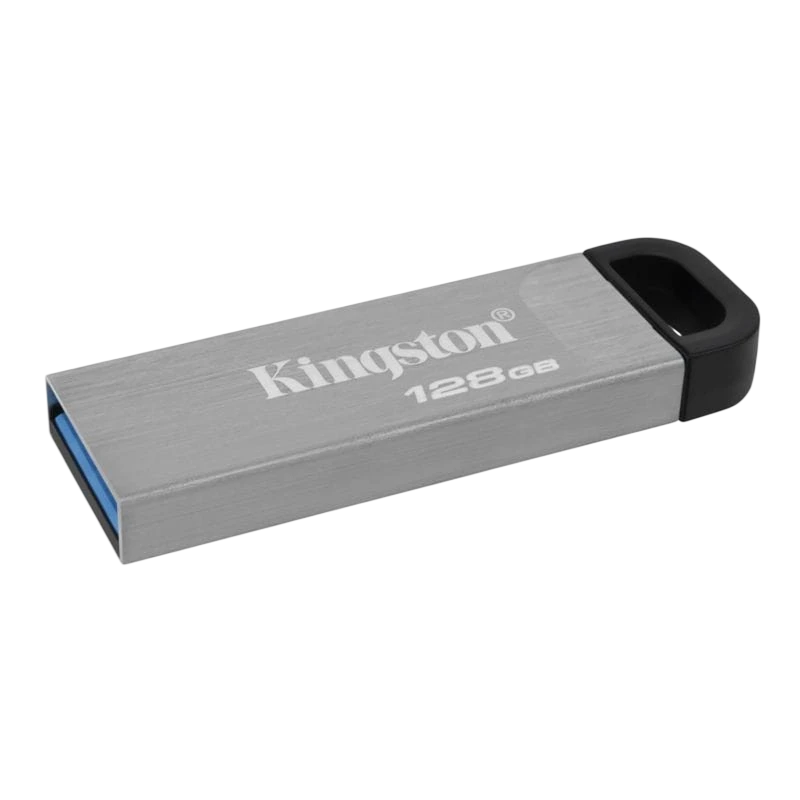 Kingston DataTraveler Kyson 128GB Argent USB 3.2 Gen 1 200MB/s Clé mémoire