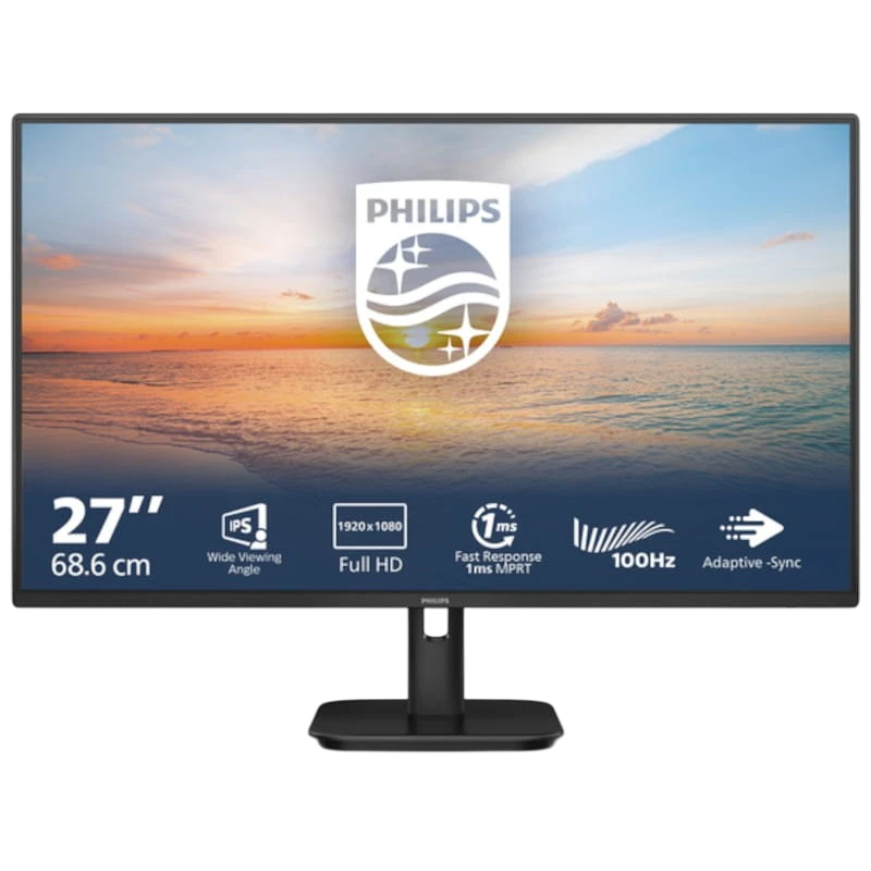 Philips 1000 series 27E1N1100A/00 Noir 27 pouces Full HD IPS 100Hz 4ms FreeSync Écran