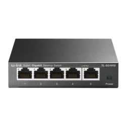 TP-Link TL-SG105S 5 Ports 10/100/1000 Mbps Noir Switch