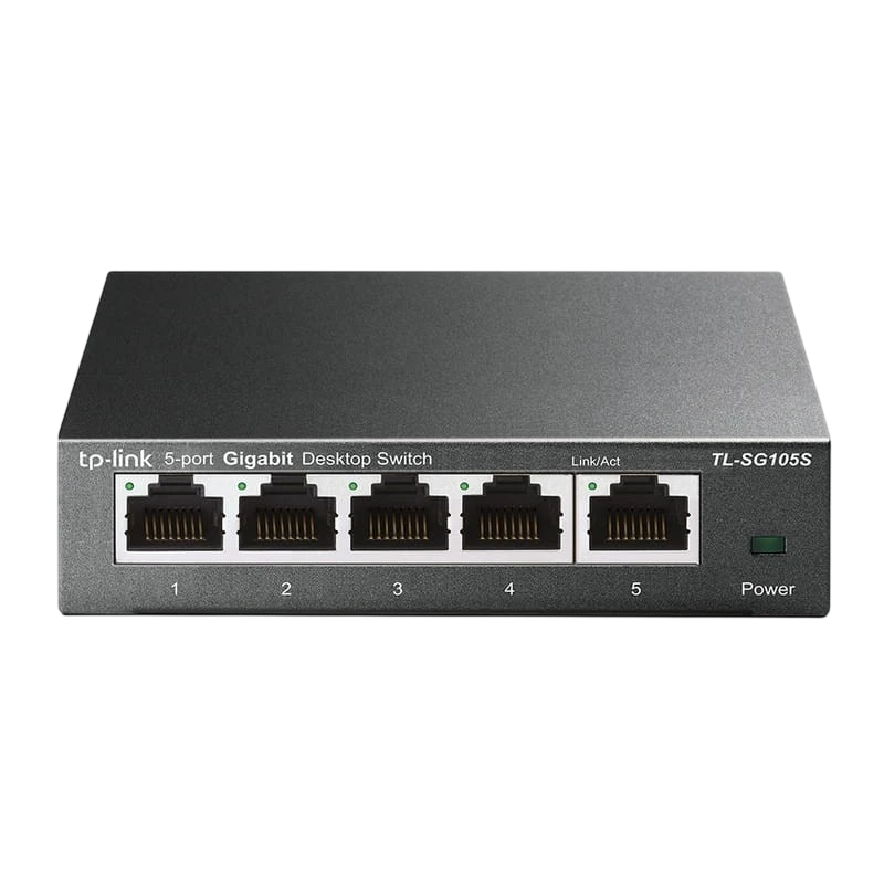 TP-Link TL-SG105S 5 Ports 10/100/1000 Mbps Noir Switch