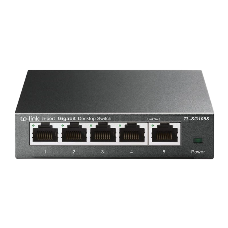 TP-Link TL-SG105S 5 Ports 10/100/1000 Mbps Noir Switch