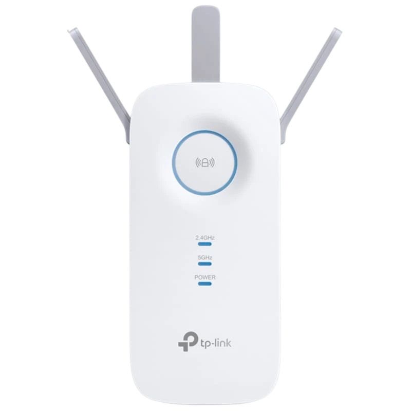 TP-Link RE550 WiFi 5 EasyMesh AC1900 Trois antennes Blanc Double bande 1 port Gigabit Répéteur WiFi