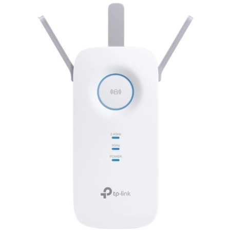 TP-Link RE550 WiFi 5 EasyMesh AC1900 Trois antennes Blanc Double bande 1 port Gigabit Répéteur WiFi