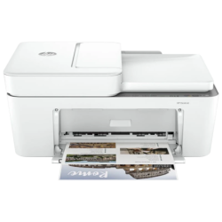 HP DeskJet 4220e (588K4B) WiFi Bluetooth 4.2 Blanc couleur multifonction 5,5ppm AirPrint ADF Imprimante à jet d'encre