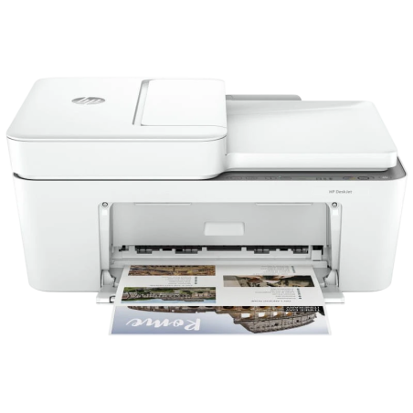 HP DeskJet 4220e (588K4B) WiFi Bluetooth 4.2 Blanc couleur multifonction 5,5ppm AirPrint ADF Imprimante à jet d'encre