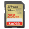SanDisk Extreme 256GB Noir/Or 180MB/s U3 V30 Carte microSD