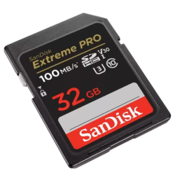 SanDisk Extreme PRO 32GB Noir/Rouge 100MB/s U3 V30 Carte microSD