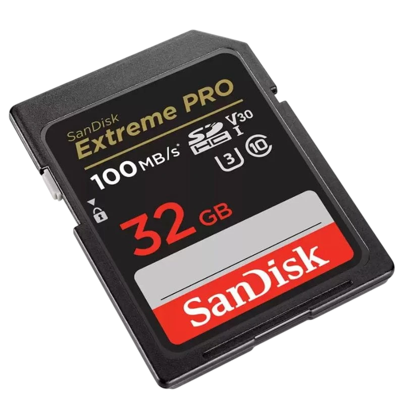 SanDisk Extreme PRO 32GB Noir/Rouge 100MB/s U3 V30 Carte microSD