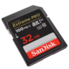 SanDisk Extreme PRO 32GB Noir/Rouge 100MB/s U3 V30 Carte microSD