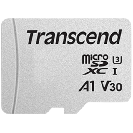 Transcend TS4GUSD300S 4GB Argent 20MB/s Classe 10 Carte microSD