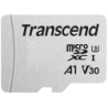 Transcend TS4GUSD300S 4GB Argent 20MB/s Classe 10 Carte microSD
