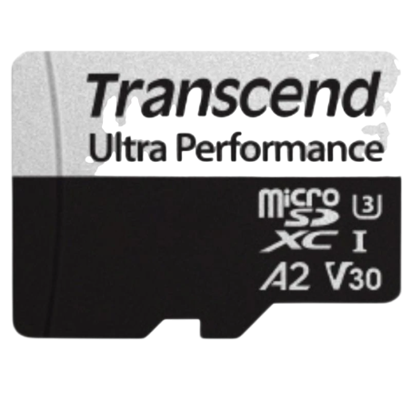 Transcend TS128GUSD340S 128GB Noir/Gris 160MB/s U3 V30 A2 Carte microSD