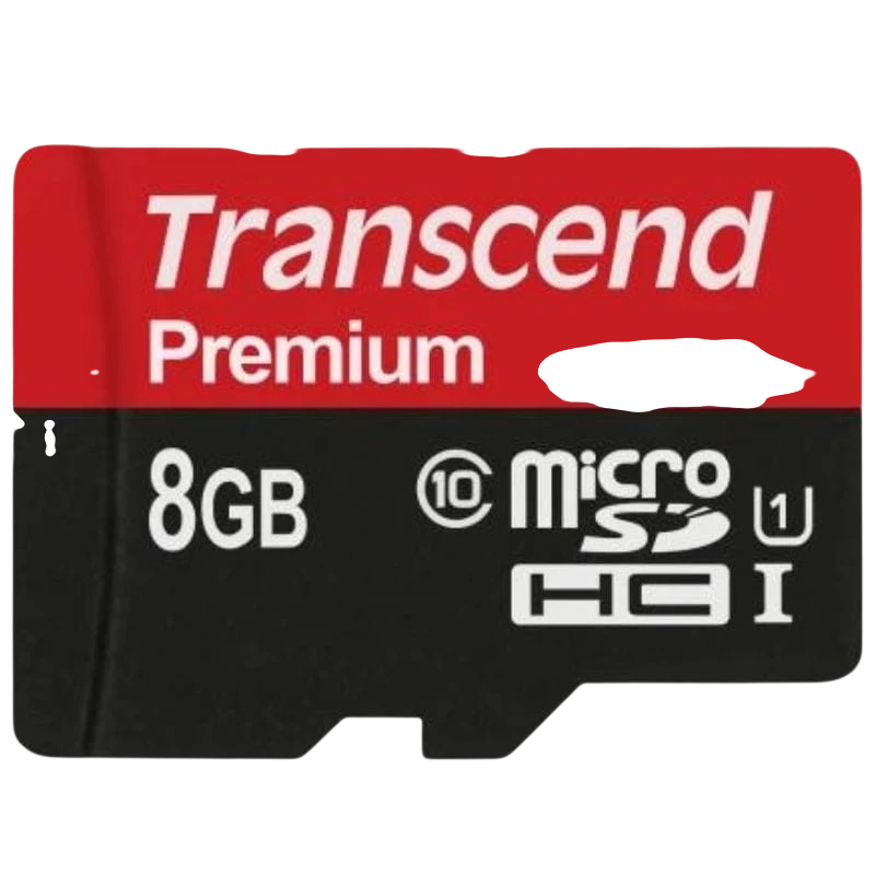 Transcend TS8GUSDU1 8GB Noir/Rouge 90MB/s U1 Carte microSD